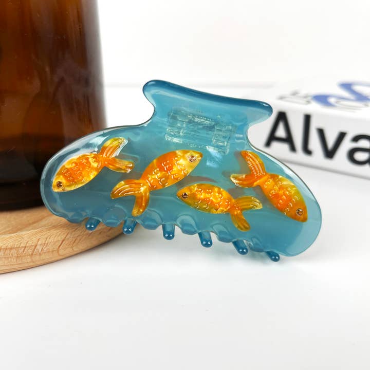 TheDivaSoap - Wholesale Hair Clip - Women's - Fish Tank Hair Clip,Acetate Claw Clips