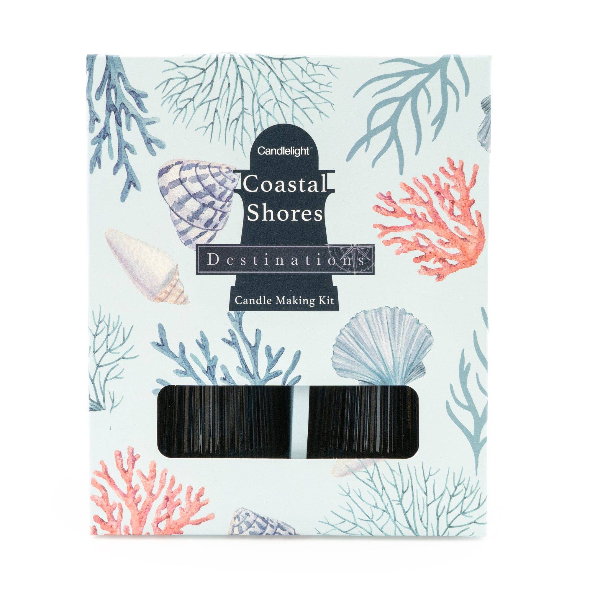 Candlelight Products Ltd – wholesale DIY craft kit – Coastal Shores Candle Making Kit with Seasalt Scent 6PK0