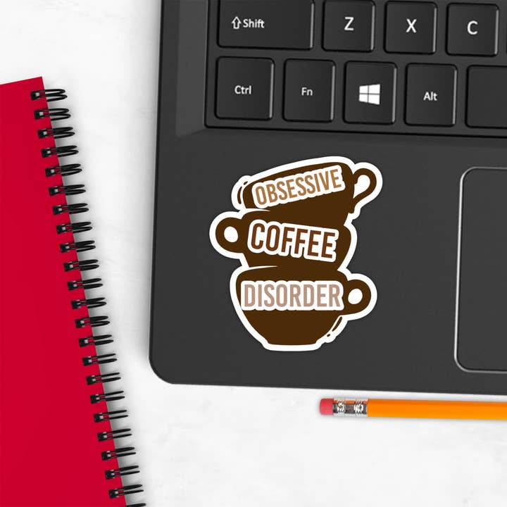 Coyote Color – Großhandel Aufkleber – OCD Zwanghafte Kaffeestörung Vinylaufkleber Abziehbild6