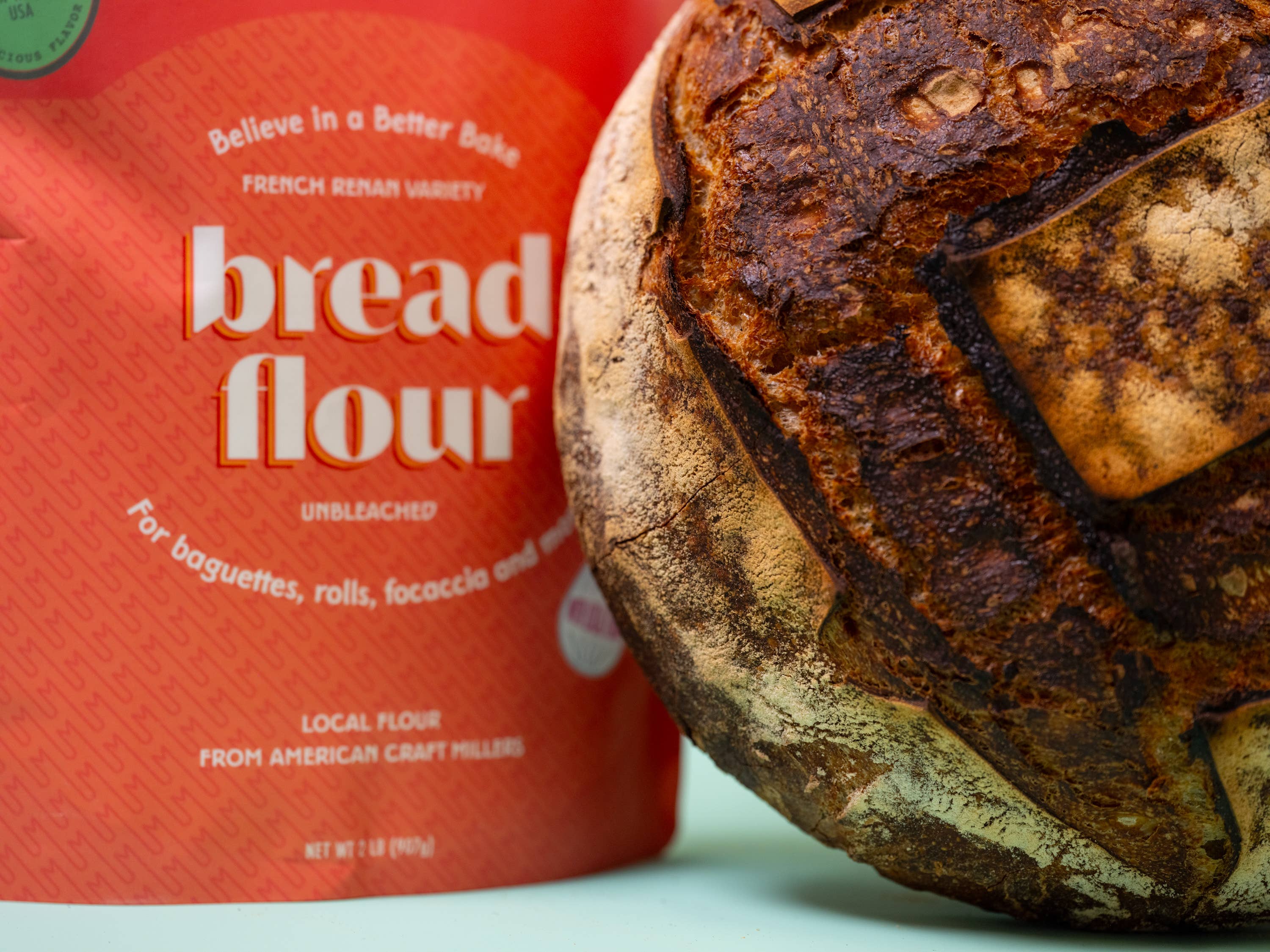 Unified Mills Flour & Grain - Vente Farines - Farine de blé Renan française, certifiée biologique2