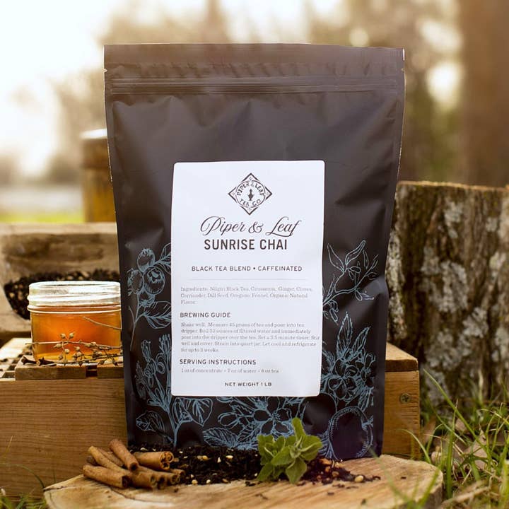 Sunrise Chai Pound Bag for wholesale by Piper & Leaf Artisan Tea Co