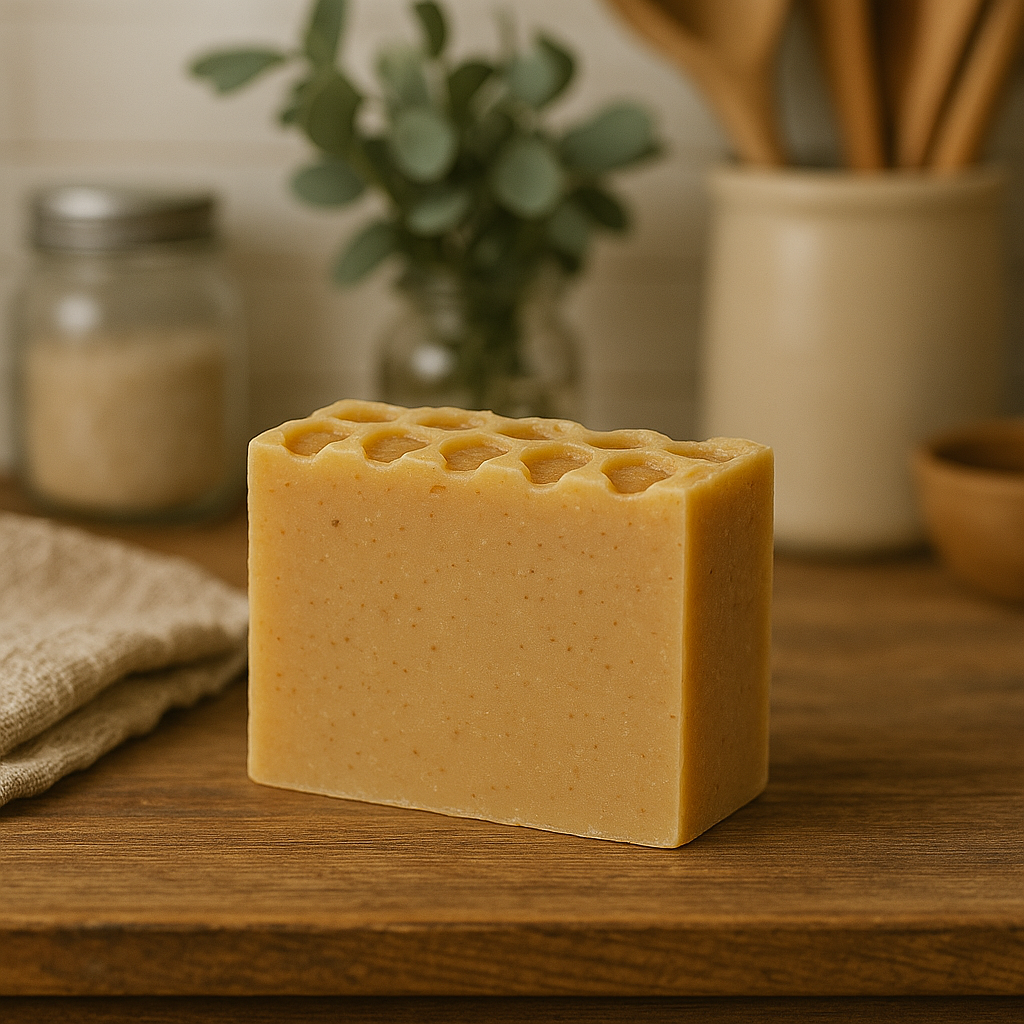 DeShawn Marie Soap Boutique - Wholesale Bar Soap - Turmeric Thieves Soap (no packaging - private label)3