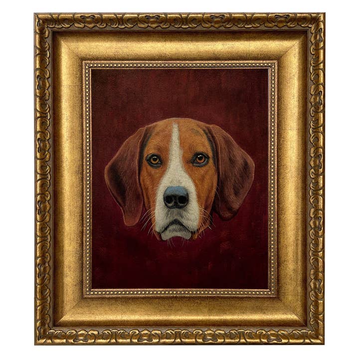 Madison Bay Co. - Historical Home Decor Reproductions - Wholesale Art Print - Fox Hound Vintage Portrait Painting Print on Canvas Wall Art17