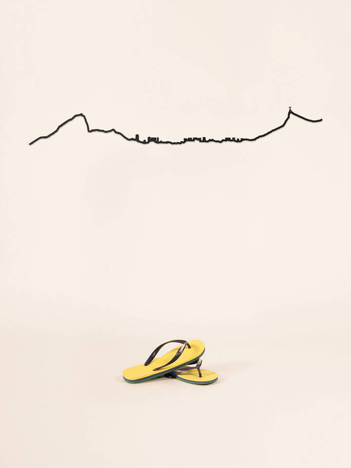Wall Decor - Rio de Janeiro Skyline - Maxi (125cm) for wholesale by The Line