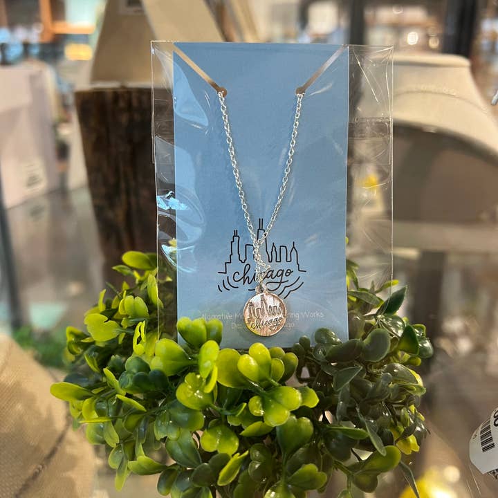 Lettering Works - Wholesale Pendant/Charm Necklace - Chicago Skyline Necklace2
