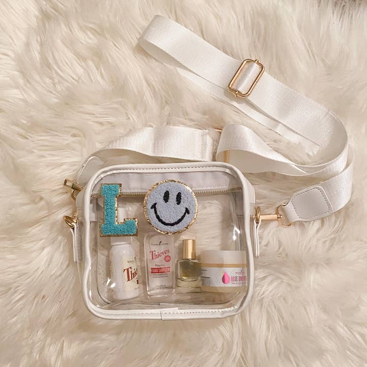 The Loki Shop – wholesale Crossbody bag – Women's – Clear Crossbody Purse Stadium Bag with Adjustable Strap