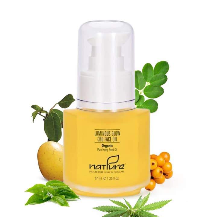 Luminous Glow CBD Face Oil for wholesale by NATPURE Clinical Skin Care