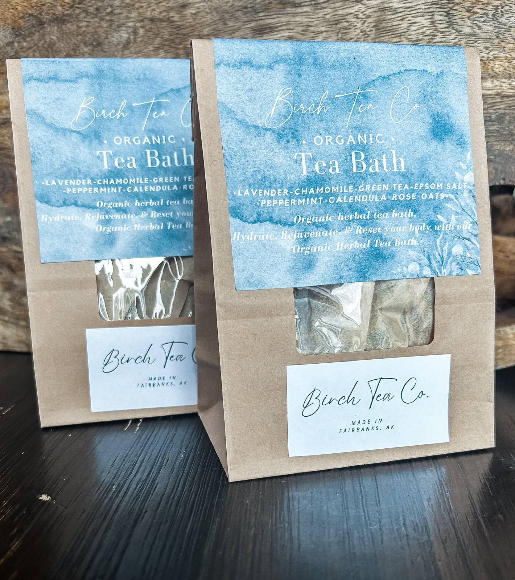 Birch Tea Co. - Wholesale Bath Soak/Milk - Bath Tea - Floral & Oats Epsom salt Bath Soak1