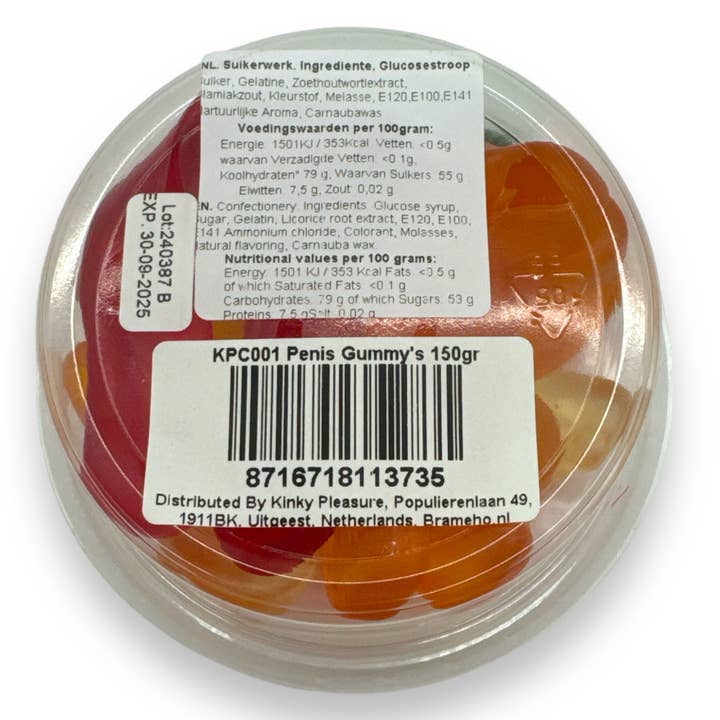 Kinky Pleasure - Wholesale Gummy - Kinky Pleasure - KPC009 - Super Fun Willy Candy - Gummy & Liquorice Mix3