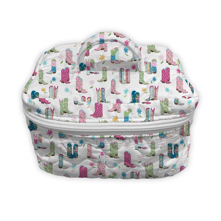 Daisy Boots Patchwork Jewels Gestepptes Reiseetui für den Großhandel von Ida Mae Home