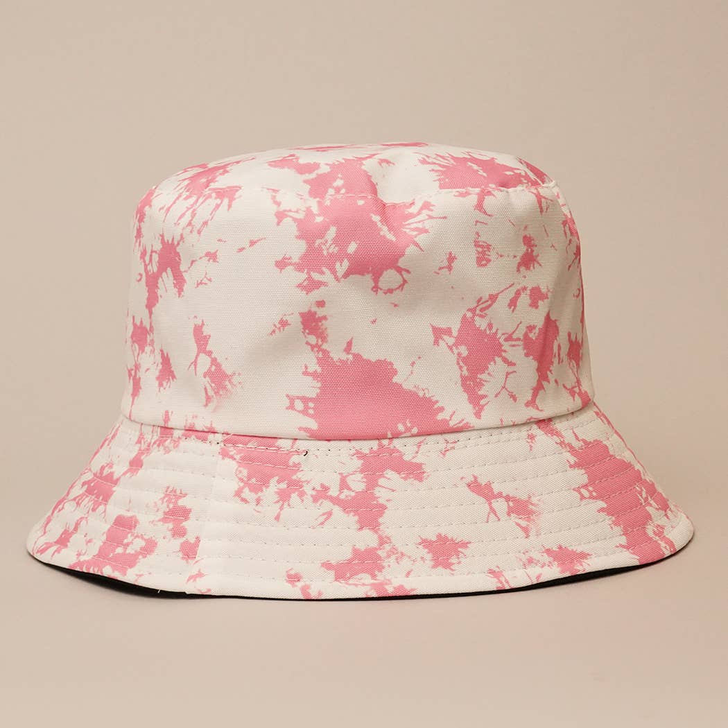 Fashion City - Wholesale Bucket Hat - Women's - Tie-Dye Pattern Reversible Bucket Hat2