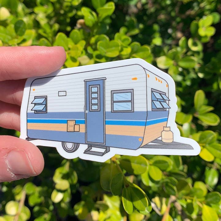 Extremely Retro - Wholesale Sticker - Vintage Trailer Sticker 1968 Layton - Vinyl - Dishwasher Saf3