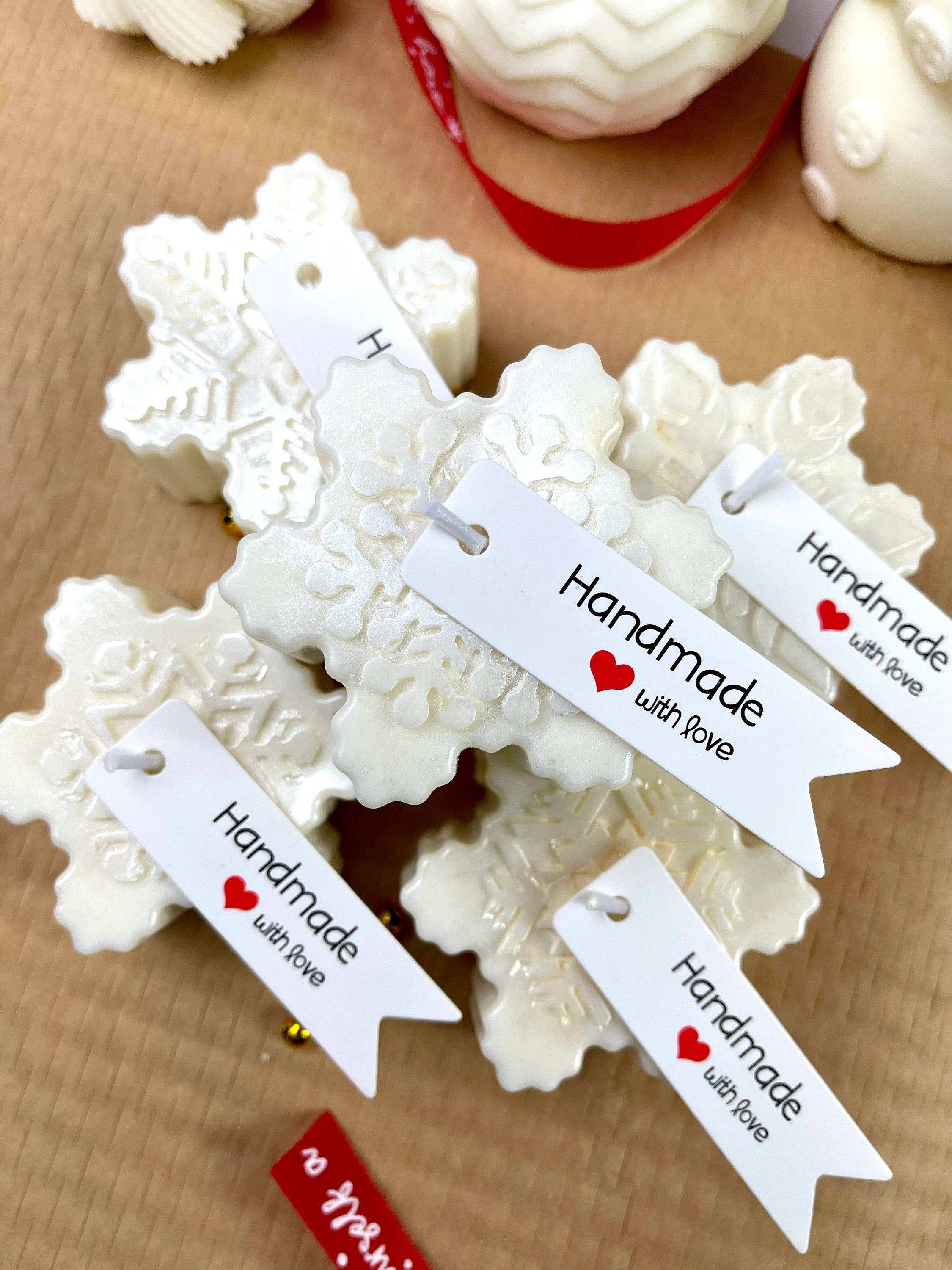 MySunshineCandless - Vente Bougies originales - BOUGIE SNOWFLAKE | Petite bougie de Noël pour les fêtes d'hiver1