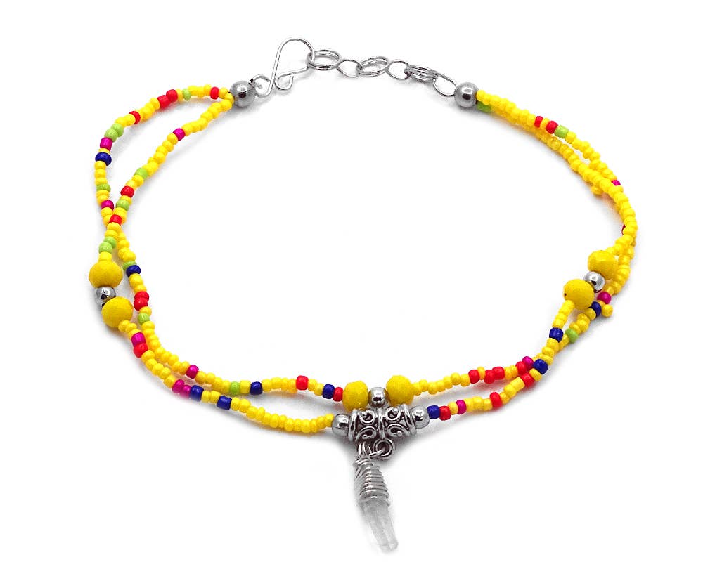 Pichincha - Vente Bracelets de cheville - Bracelet de cheville multibrins orné de perles Crystal Point6