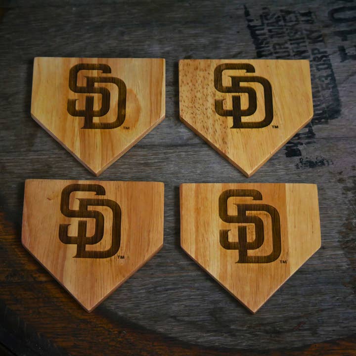 Dugout Mugs - Wholesale Coasters - San Diego Padres Dugout Mug® | Wood Coaster