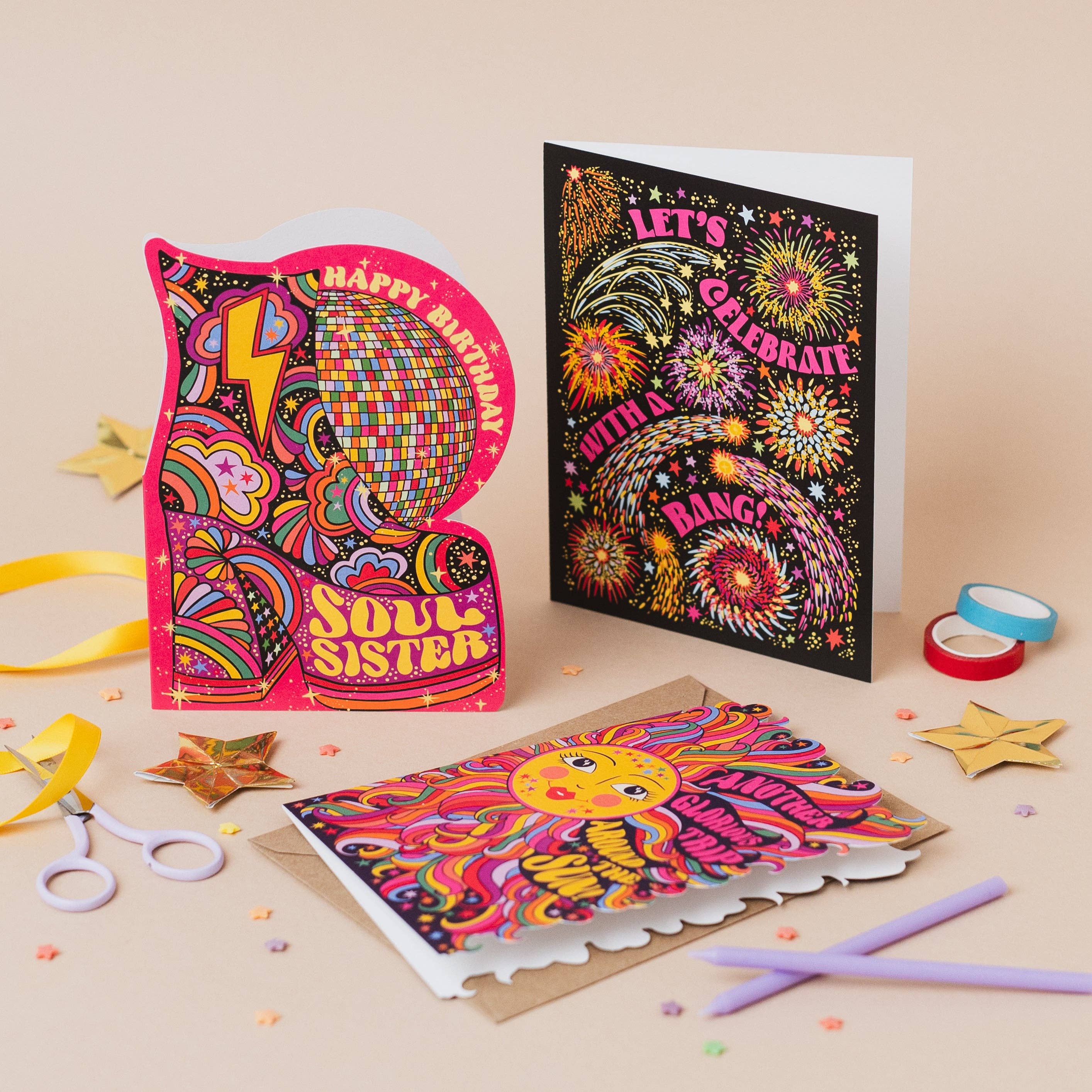 Cath Tate Cards - Wholesale Congratulations Card - FIREWORKS4