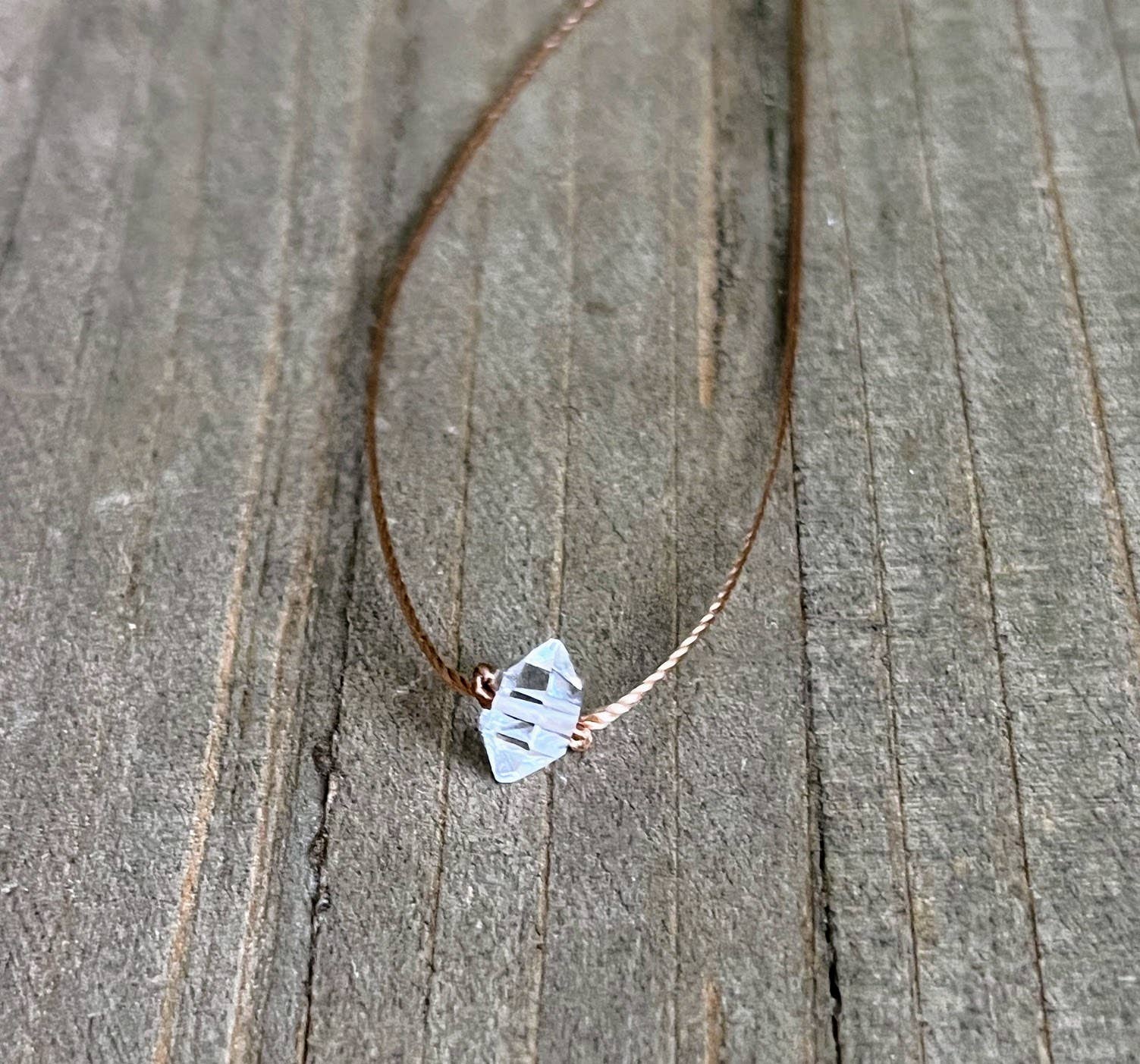 Merelani Designs - Wholesale Pendant/Charm Necklace - Herkimer Diamond Small Single Crystal Necklace6