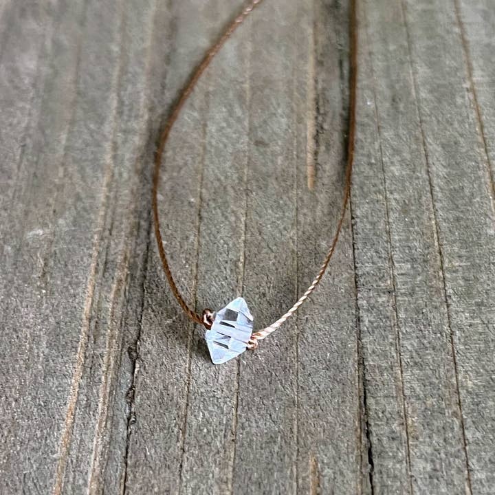 Merelani Designs - Wholesale Pendant/Charm Necklace - Herkimer Diamond Small Single Crystal Necklace6