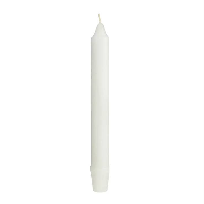 General Wax- Candles - Wholesale Tapered candle/candlestick - 8" White Formal Dinner Candles - 144 Candles