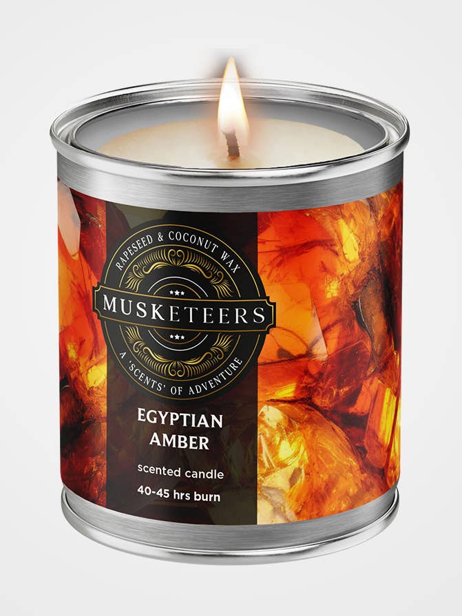 Egyptisk ambra-duftlys UK – varm, orientalsk, maskulin duft for engroshandel hos Musketeers