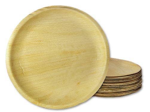 Karmic Seed - Wholesale Disposable Plate - Round Disposable Palm Leaf Plates 25 pack11