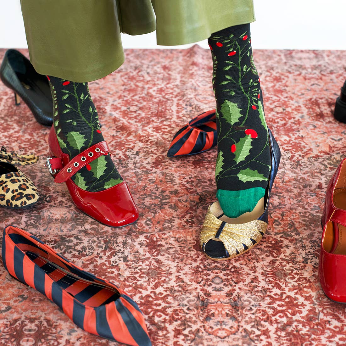 Bonne Maison - Wholesale Socks - Unisex - Sock Harvest False Black3