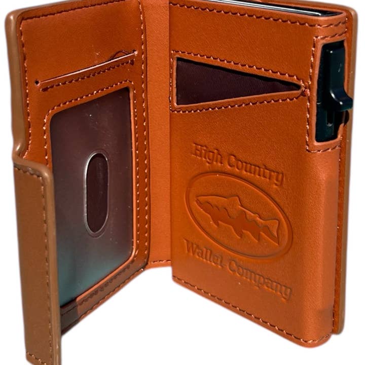 Portafoglio in Pelle per Trota High Country per la vendita all'ingrosso da parte di High Country Wallet Company LLC