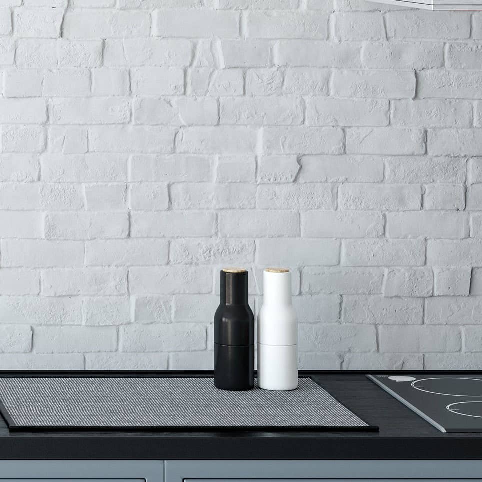 Timberlea - Wholesale Wallpaper - Realistic White Brick Wallpaper. Peel and Stick.1