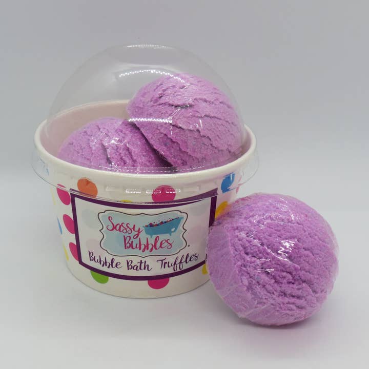 Sassy Bubbles Bubble Bain Truffes, framboise Boom, paquet de 3 pour la vente par Sassy Bubbles