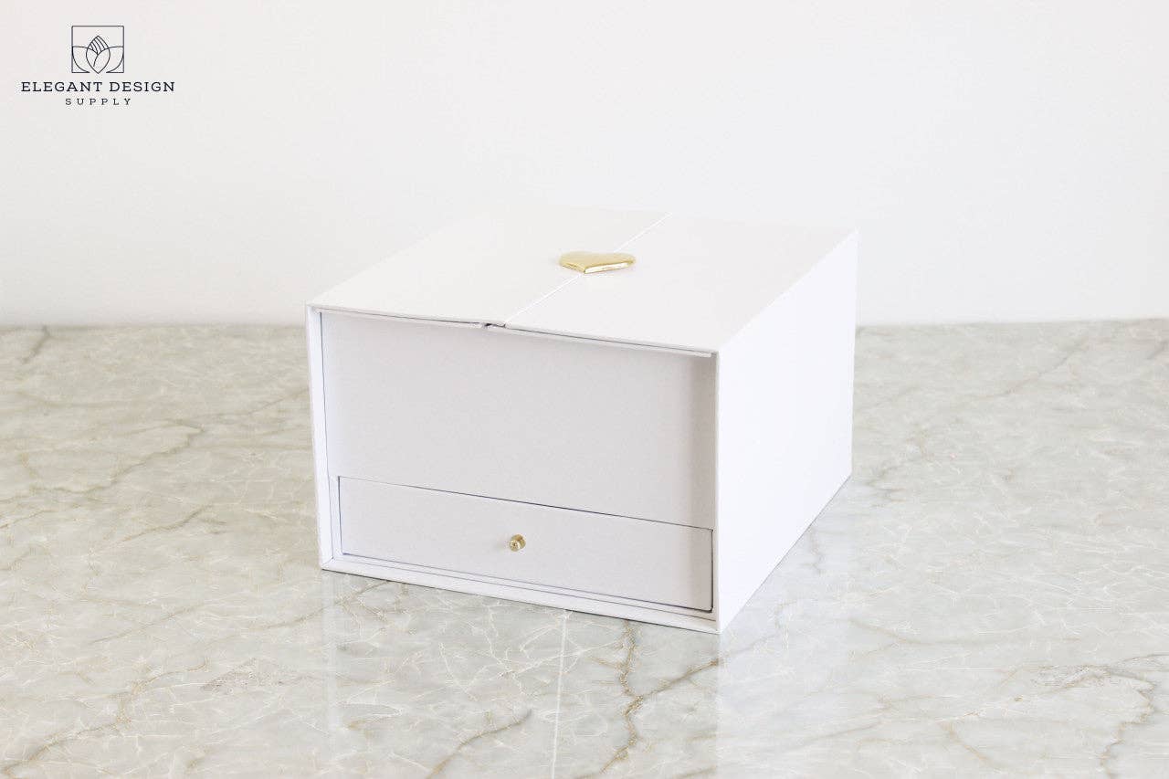 Elegant Design Supply - Wholesale Gift Box - Pull-up Heart Flower Box with Drawer23