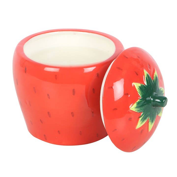 Something Different Wholesale - Wholesale Jar/Filled Candle - Strawberry Shaped Candle Jar2
