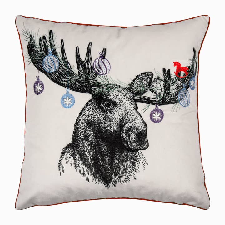 Capa de almofada com alce por atacado de pad home design concept gmbh