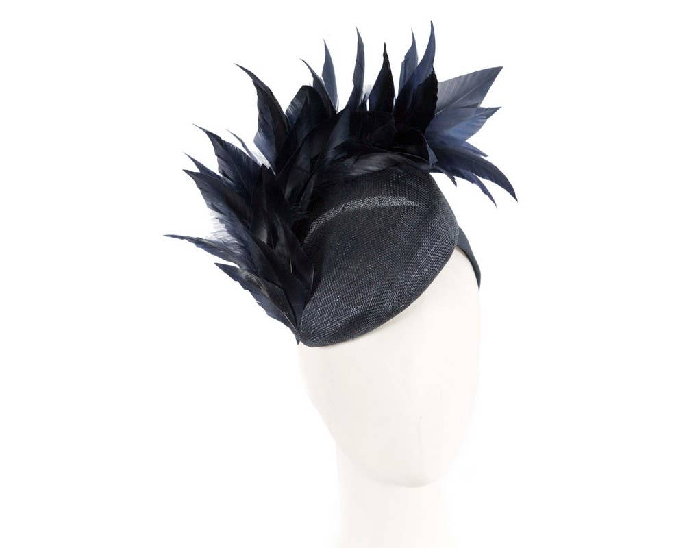 Max Alexander by Cupids Millinery Melbourne - Wholesale Fascinator Hat - Women's - Spring racing pillbox with feathers by Fillies Collection5