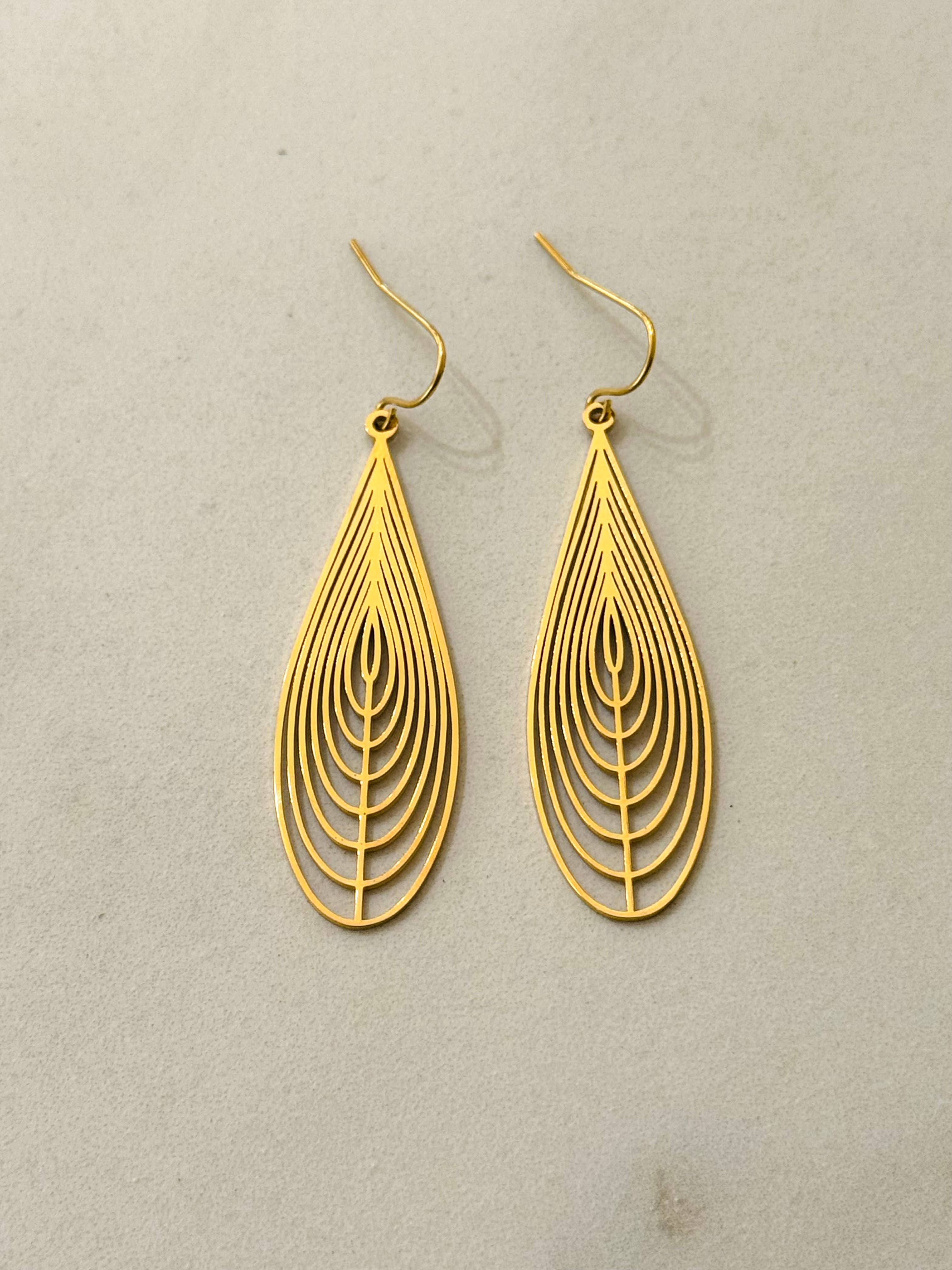 Cassette Barcelona - Wholesale Hangende/ronde oorbellen - Sonar oorbellen van roestvrij staal0