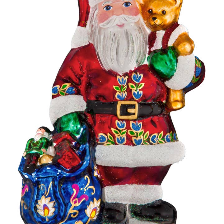 Santa with Teddybear for wholesale by Mysteria