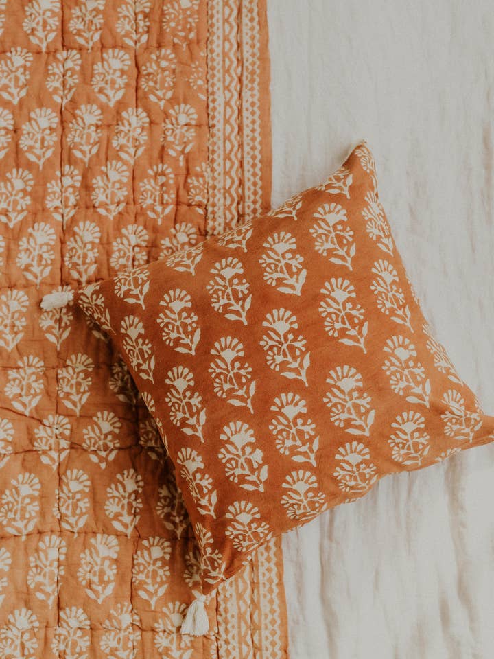 Cinnamon Kos Cushion Cover for wholesale by Kaiilani