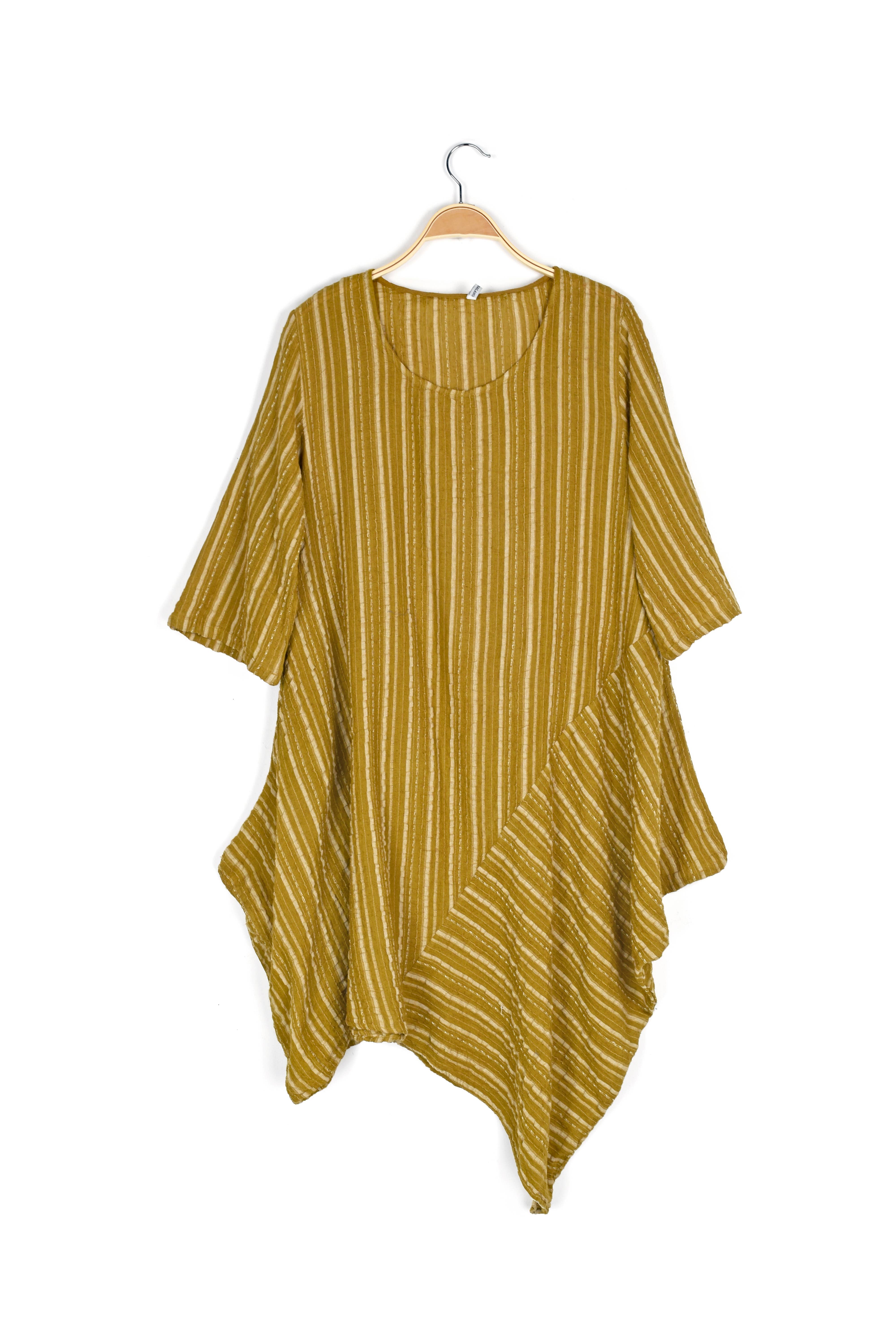 Nusantara Inc. - Wholesale Dress - Women's - Cotton Stripe Dress-06554 (S/M, L/X)4