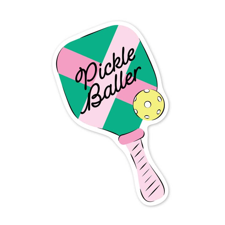 Pickleballer Sticker for wholesale by The Stickerie