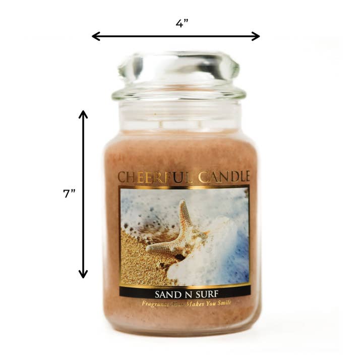 A Cheerful Giver - Wholesale Jar/Filled Candle - Cheerful Candle (24oz.) – Sand N Surf