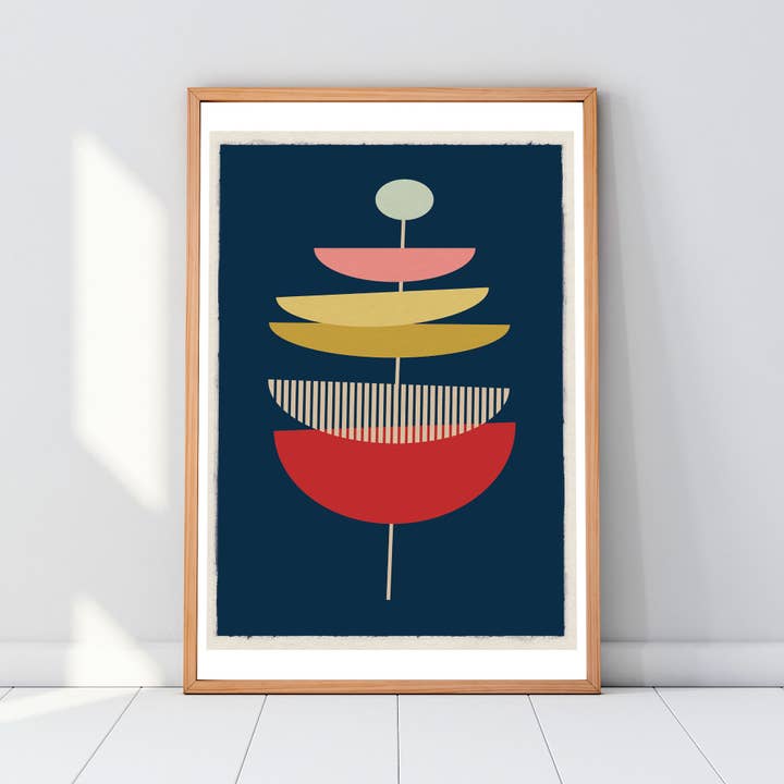 Mid Century Modern 16 Poster Art Print voor wholesale door Left Hand Prints
