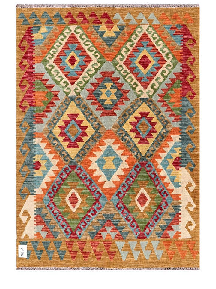 Tapete Kilim Maimana Afeganistão - 141 x 101 cm por atacado de Imaco Rugs