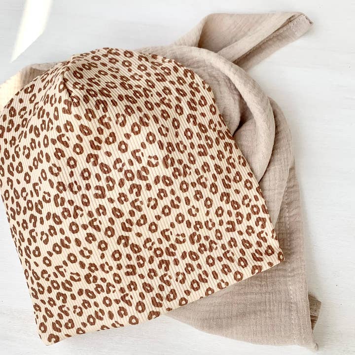 Beanie Rib Jersey Leo licht voor wholesale door lütt & Lang