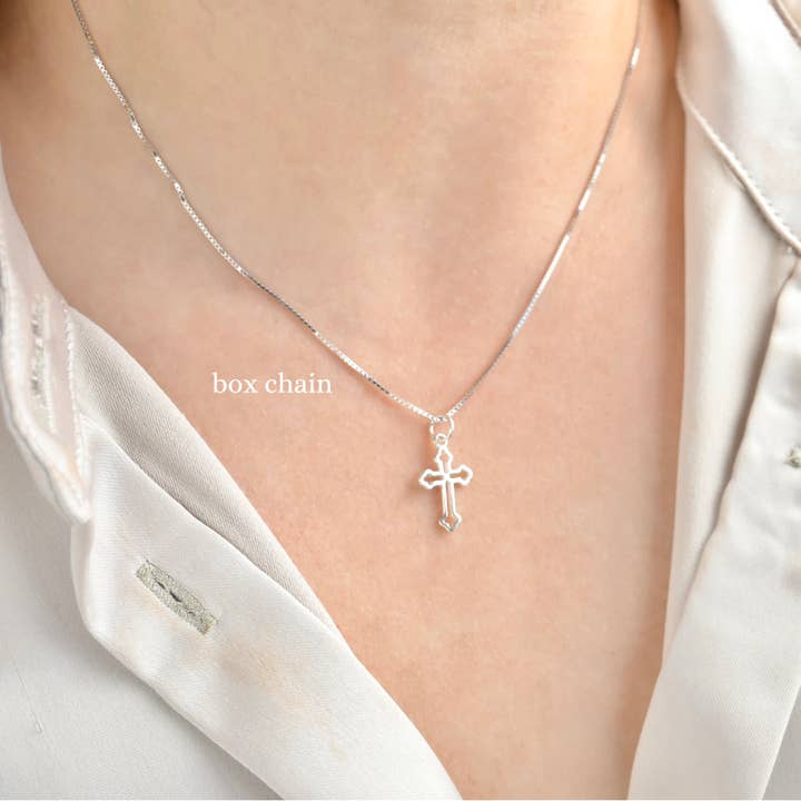 Blueyejewelry - Wholesale Link & chain necklace - Sterling Silver Chains - Dainty 925 Silver Chain Necklaces5