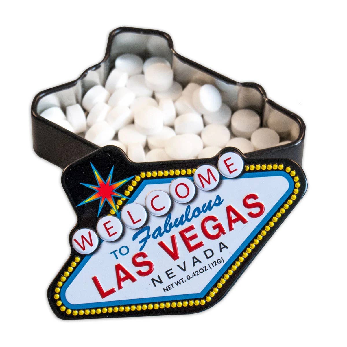 AmuseMints - Wholesale Mints - Las Vegas Shaped Mint Tin1