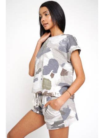 Mystree - Wholesale T-Shirt - Women's - 19132 Camo Print Top18
