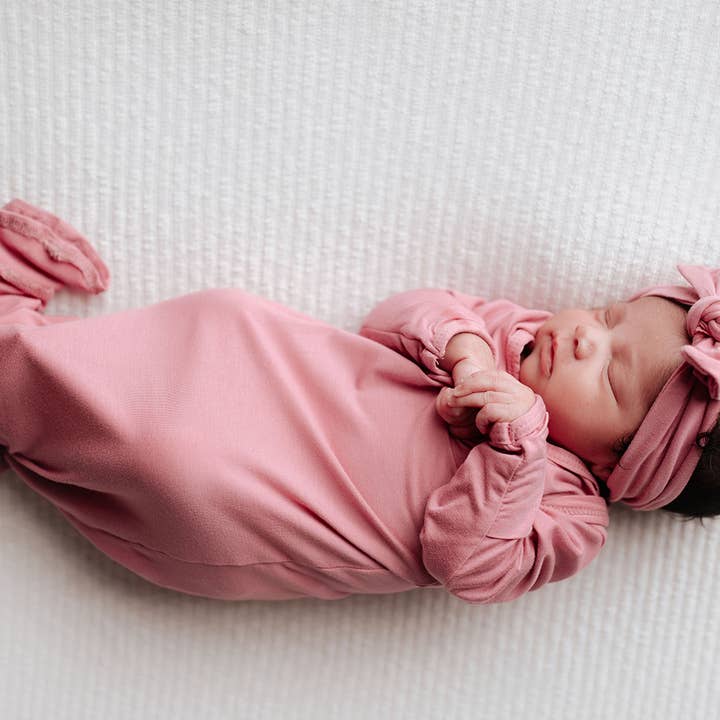 Three Little Tots - Wholesale Babygown - Baby - Rose Knotted Gown21