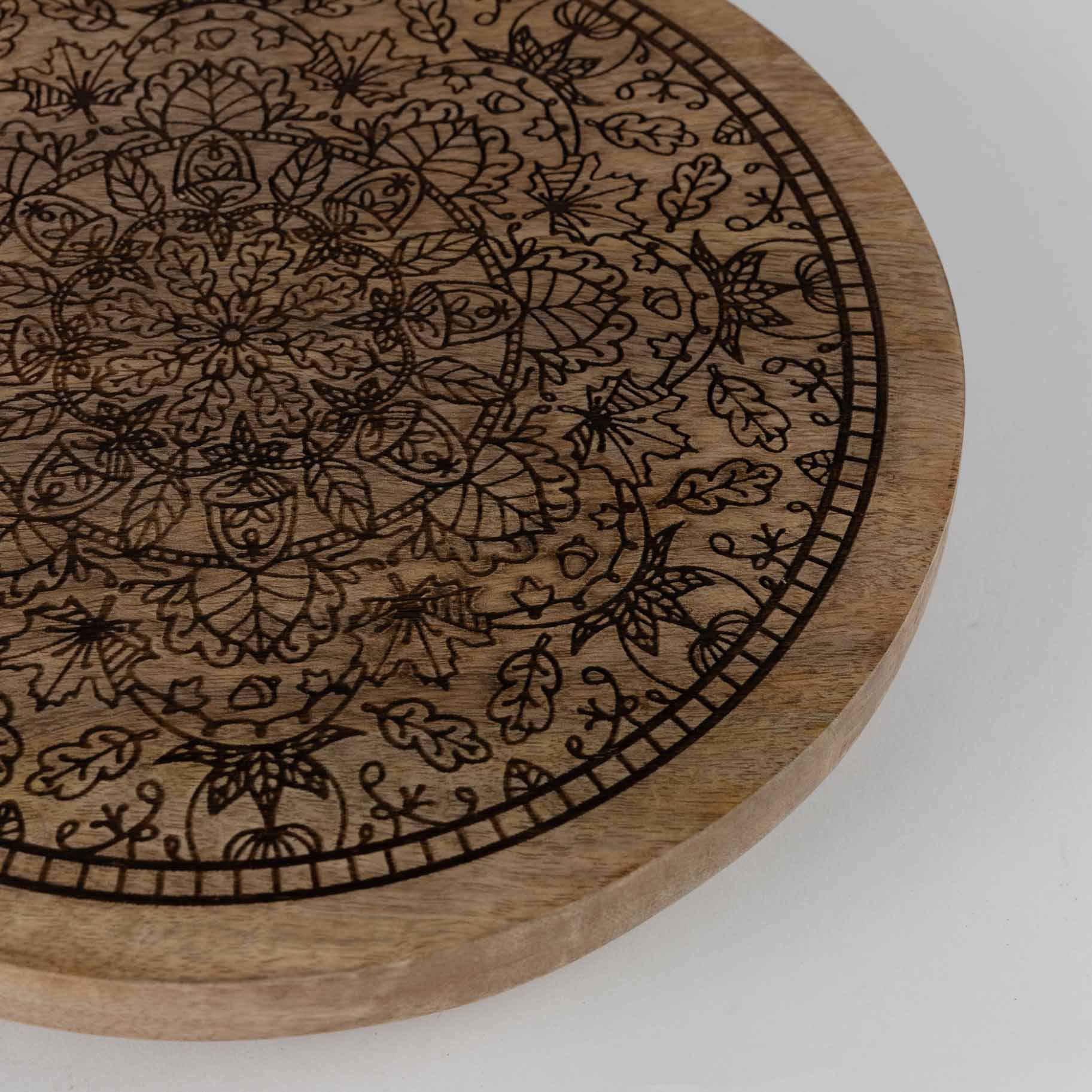 Ten Thousand Villages - Wholesale Lazy Susan - Mandala Wooden Lazy Susan *3