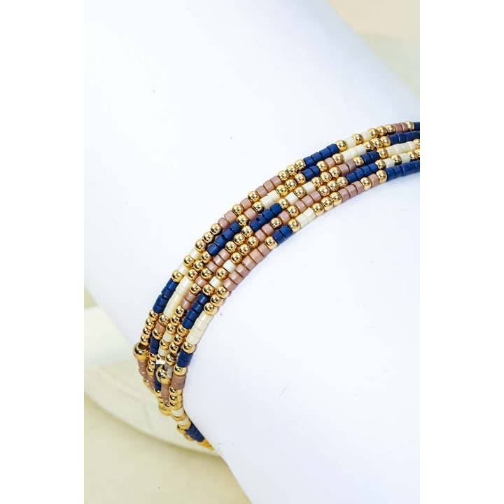 Anarchy Street - Wholesale Beaded Bracelet - Dainty Seed Beaded Bracelet Set