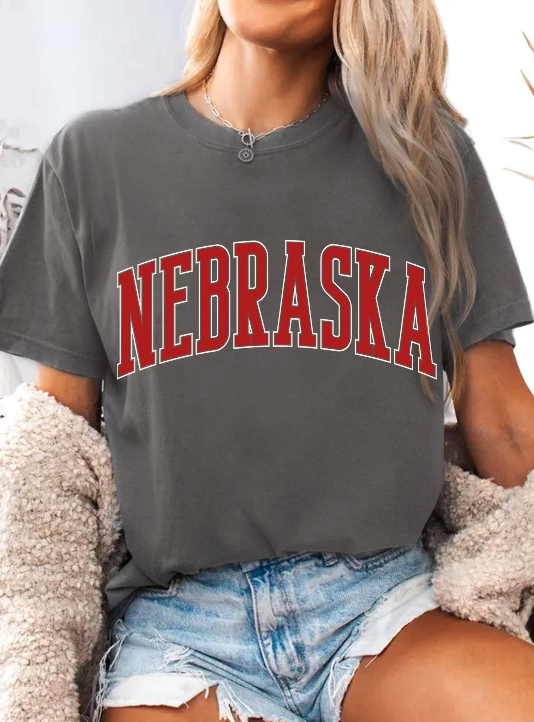 Rustee Clothing - Wholesale Screen Printed T-Shirt - Women's - NEBRASKA PUFF GRAPHIC TSHIRTS5