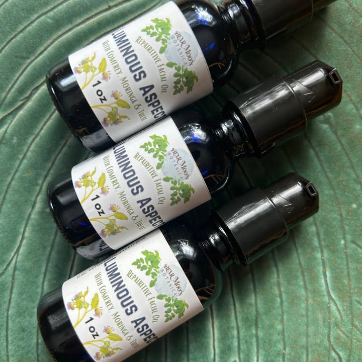 Luminous Aspect Facial OIl for wholesale by Bear Moon Botanica
